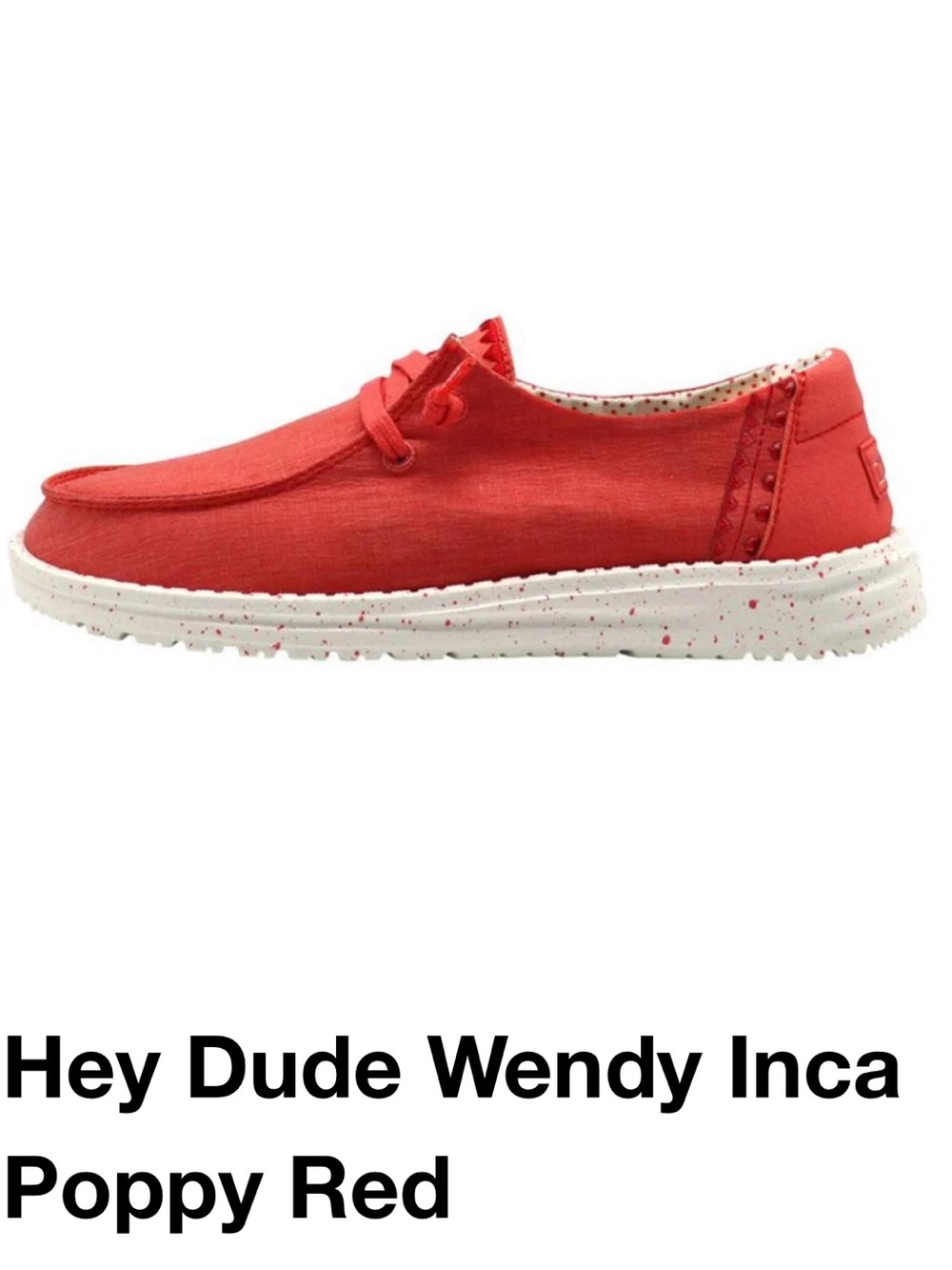 Hey Dude Wendy Inca Poppy Red